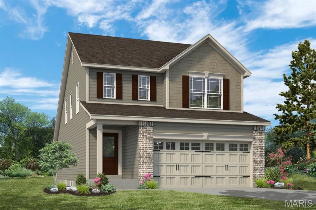 Rendering of Standard Elevation — 1 TBB Dover @ Birdie Hills Crossing, St Peters, MO 63376