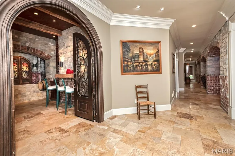 The Wine Cellar is down the hall from the bar. — 4 Slate River Way, Wentzville, MO 63385