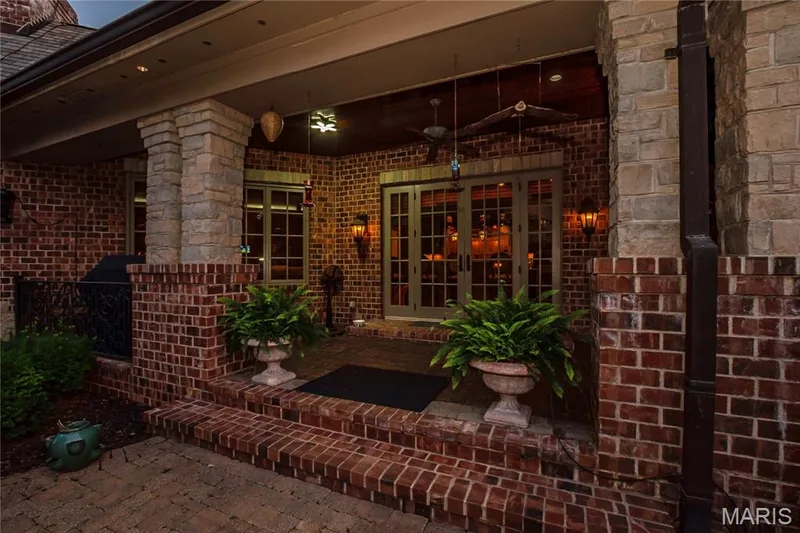 This is the doorway to the coffee bar room — 4 Slate River Way, Wentzville, MO 63385