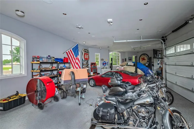 Only a peek inside one of the garages — 4 Slate River Way, Wentzville, MO 63385