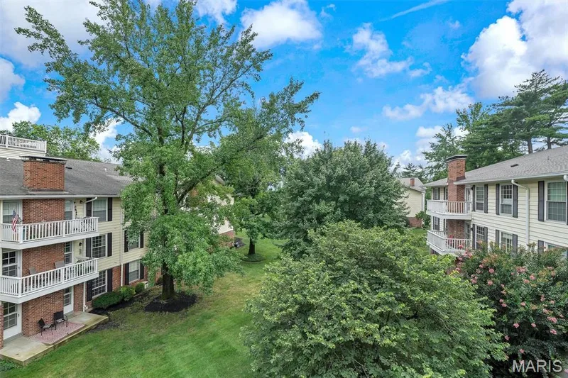 View of green lawn — 1511 Hampton Hall Drive #19 & 20, Chesterfield, MO 63017