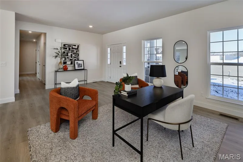 Office featuring wood finished floors and recessed lighting — 0 Bridgeport - Montage at Hawk Ridge, Lake St. Louis, MO 63367