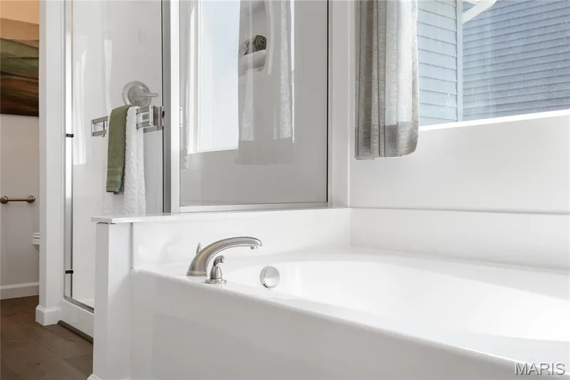 Bathroom with a bath and a stall shower — 0 Chesapeake @ Montage at Hawk Ridge, Lake St. Louis, MO 63367
