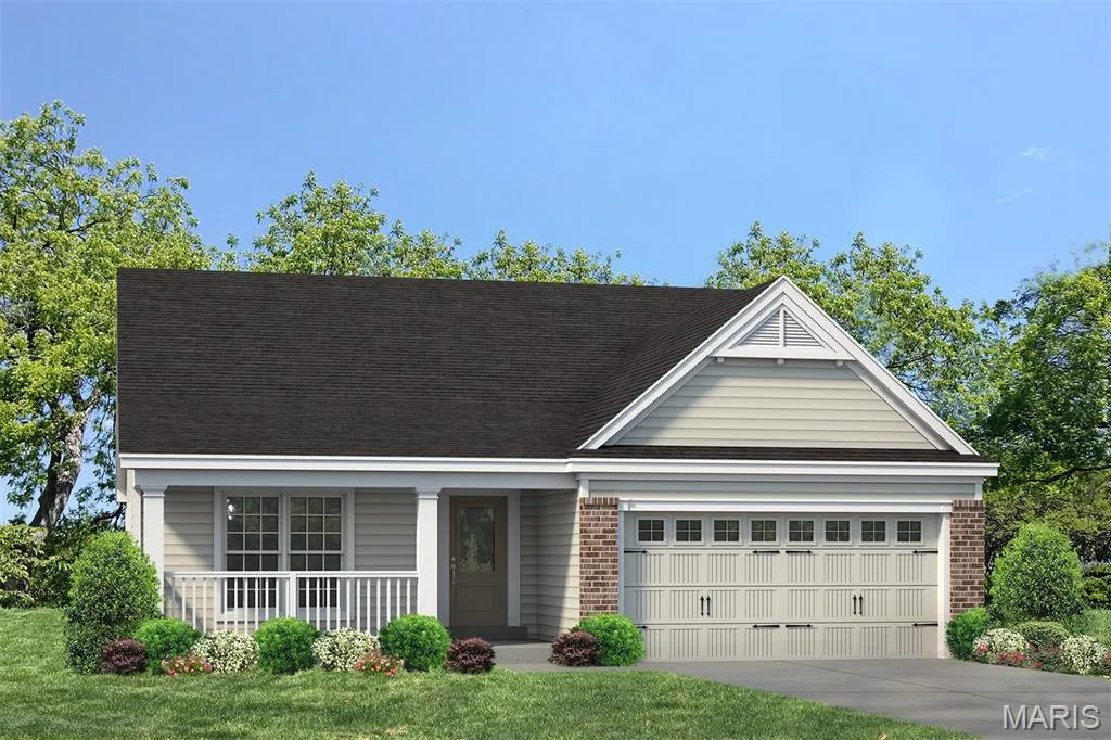 Rendering of Standard Elevation — 1 TBB Brookmont 2 Car @ The Villages at Post Farms, O'Fallon, MO 63385