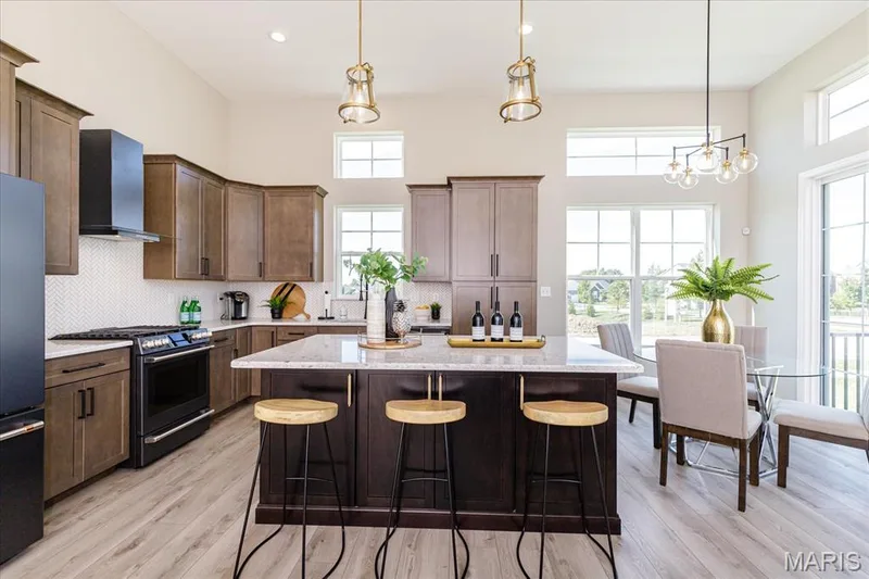 Photo representation of similar home.  Some features shown are optional upgrades. — 1 TBB Brookmont 2 Car @ The Villages at Post Farms, O'Fallon, MO 63385