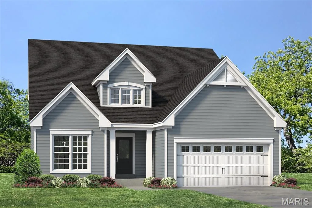 Rendering of Standard Elevation — 1 TBB Waverly 2 Car @ The Villages at Post Farms, O'Fallon, MO 63385