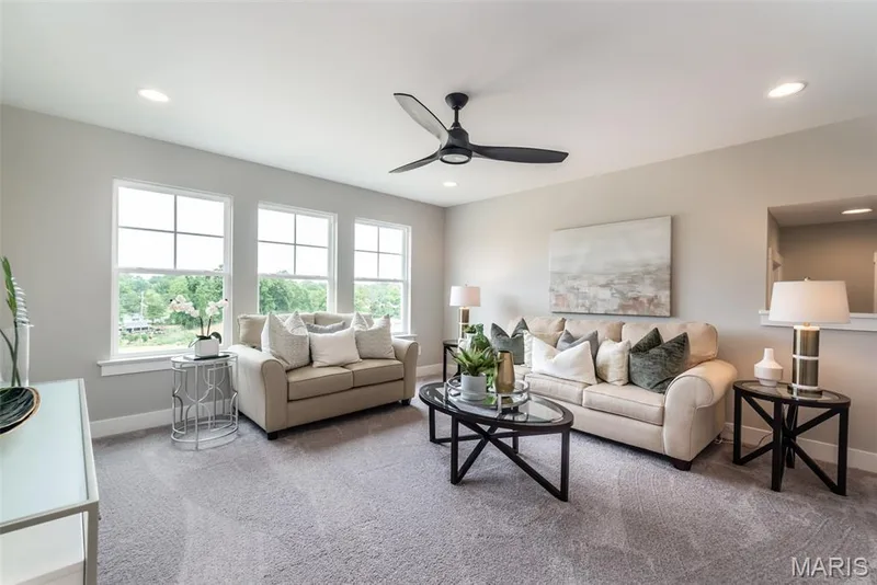 Photo representation of similar home.  Some features shown may be optional upgrades. — 1 TBB Waverly 2 Car @ The Villages at Post Farms, O'Fallon, MO 63385