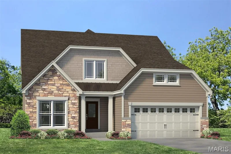 Optional Upgraded Elevation — 1 TBB Waverly 2 Car @ The Villages at Post Farms, O'Fallon, MO 63385