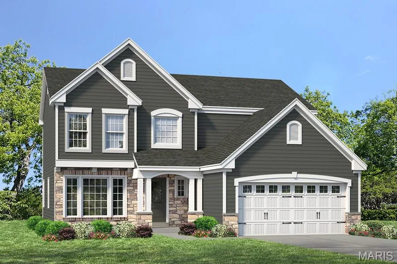Optional Upgraded Elevation — 1 TBB Winslow 2 Car @ The Villages at Post Farms, O'Fallon, MO 63385