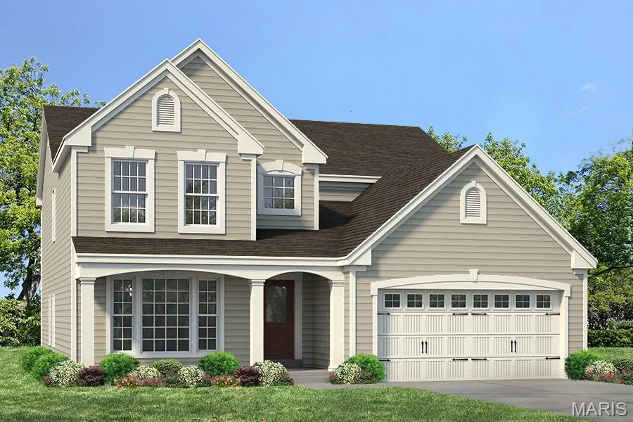 Rendering of Standard Elevation — 1 TBB Carver 2 Car @ The Villages at Post Farms, O'Fallon, MO 63385