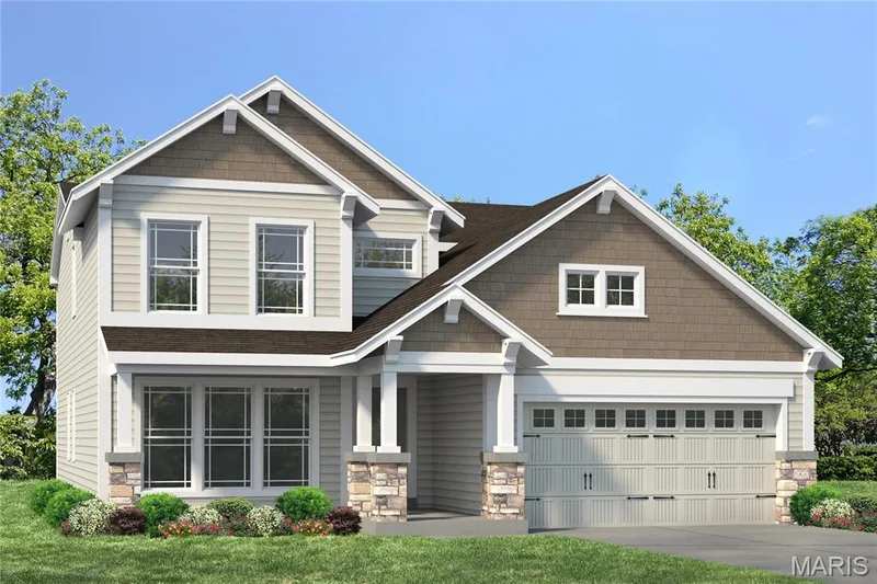 Optional Upgraded Elevation — 1 TBB Carver 2 Car @ The Villages at Post Farms, O'Fallon, MO 63385