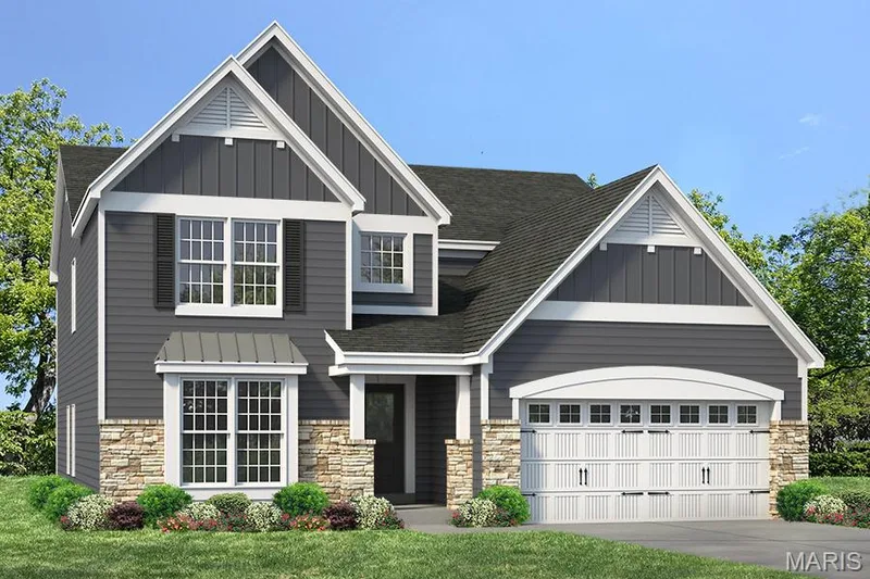 Optional Upgraded Elevation — 1 TBB Carver 2 Car @ The Villages at Post Farms, O'Fallon, MO 63385