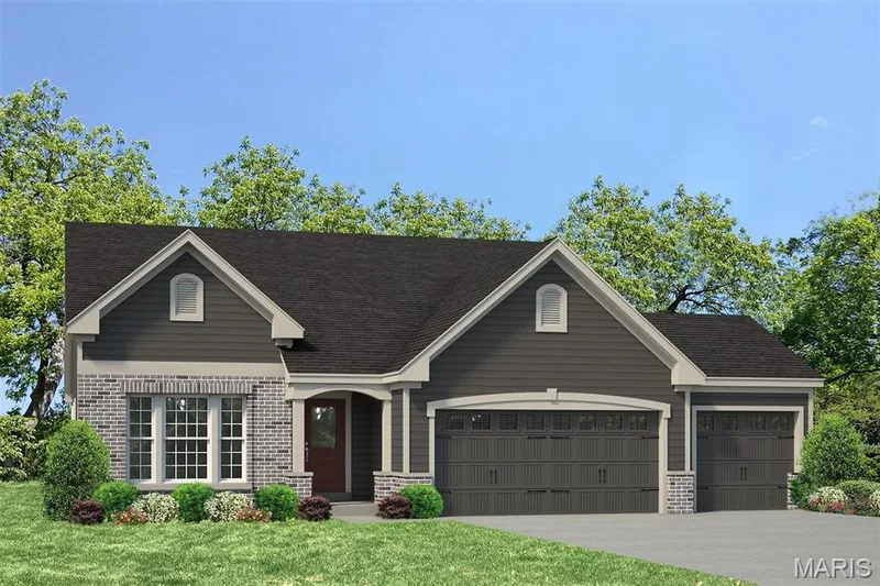 Optional Upgraded Elevation — 1 TBB Brookmont 3 Car @ The Villages at Post Farms, O'Fallon, MO 63385