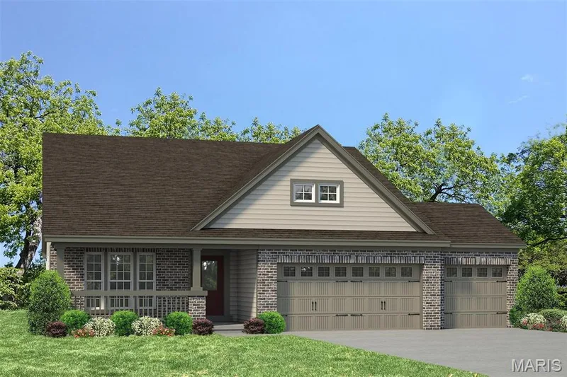 Optional Upgraded Elevation — 1 TBB Brookmont 3 Car @ The Villages at Post Farms, O'Fallon, MO 63385