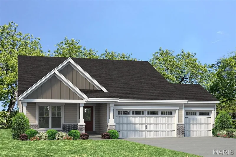 Optional Upgraded Elevation — 1 TBB Brookmont 3 Car @ The Villages at Post Farms, O'Fallon, MO 63385