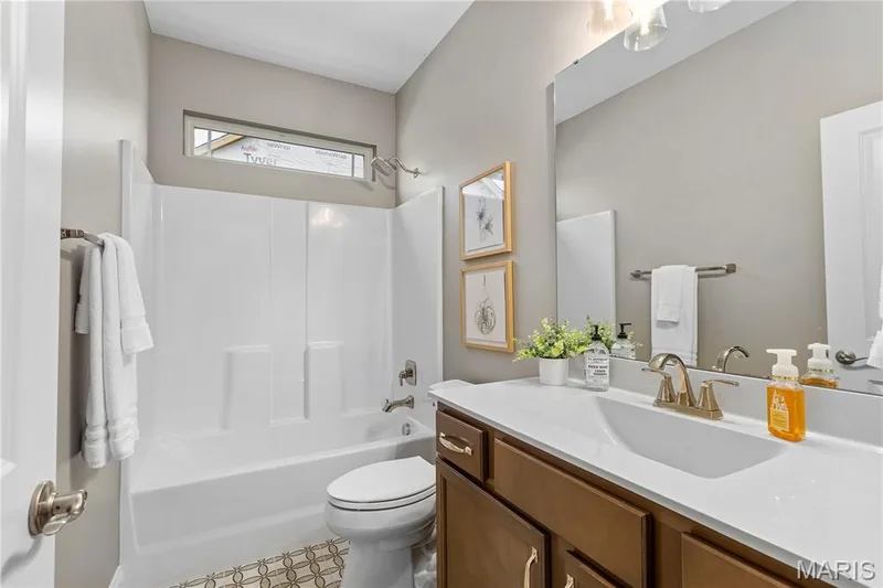 Photo representation of similar home. Some features shown may be optional upgrades. — 1 TBB Whitehall 3 Car @ The Villages at Post Farms, O'Fallon, MO 63385