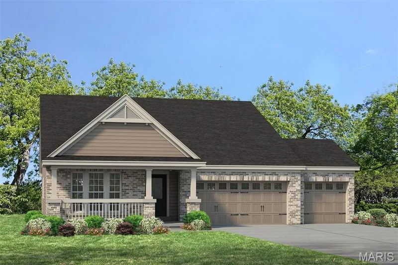 Optional Upgraded Elevation — 1 TBB Whitehall 3 Car @ The Villages at Post Farms, O'Fallon, MO 63385