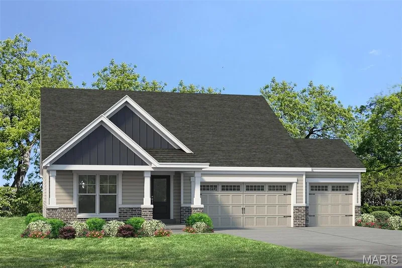 Optional Upgraded Elevation — 1 TBB Whitehall 3 Car @ The Villages at Post Farms, O'Fallon, MO 63385
