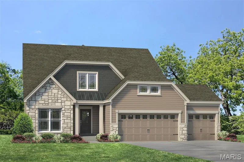 Optional Upgraded Elevation — 1 TBB Waverly 3 Car @ The Villages at Post Farms, O'Fallon, MO 63385