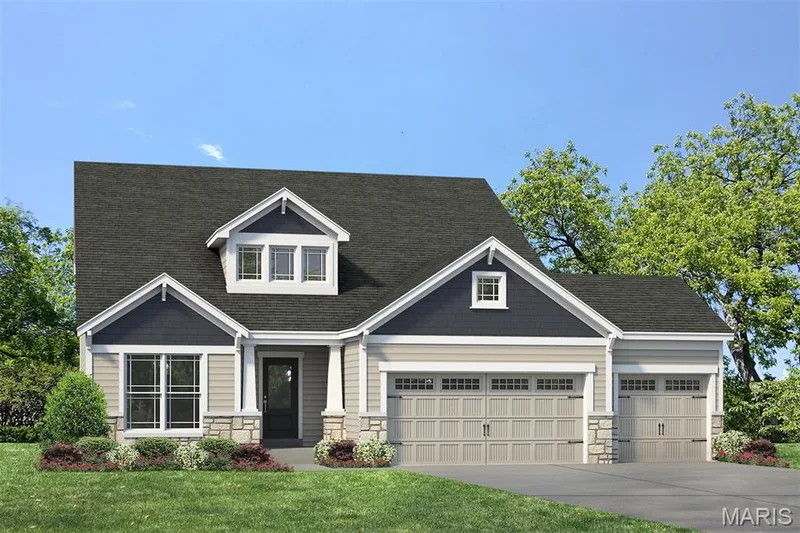 Optional Upgraded Elevation — 1 TBB Waverly 3 Car @ The Villages at Post Farms, O'Fallon, MO 63385