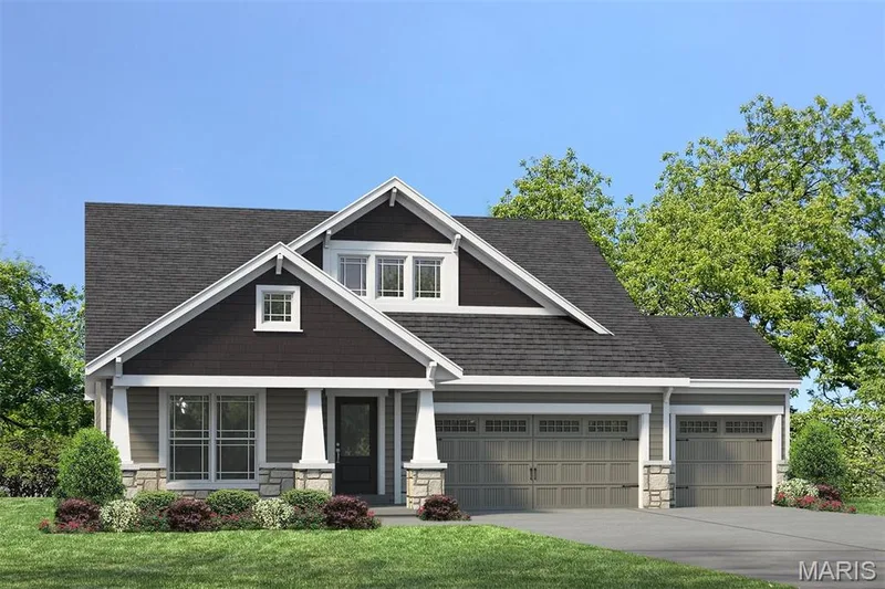 Optional Upgraded Elevation — 1 TBB Parker 3 Car @ The Villages at Post Farms, O'Fallon, MO 63385