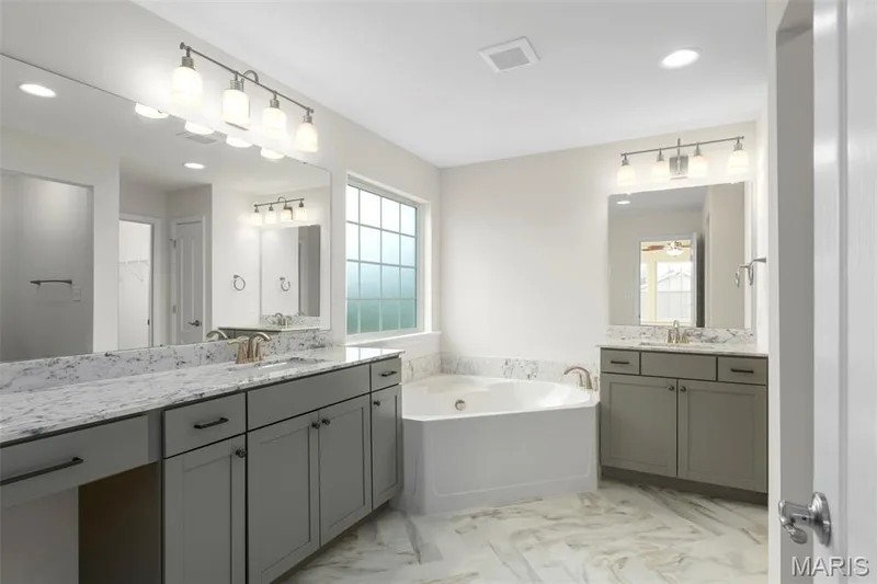 Photo representation of similar home.  Some features shown may be optional upgrades. — 1 TBB Winslow 3 Car @ The Villages at Post Farms, O'Fallon, MO 63385