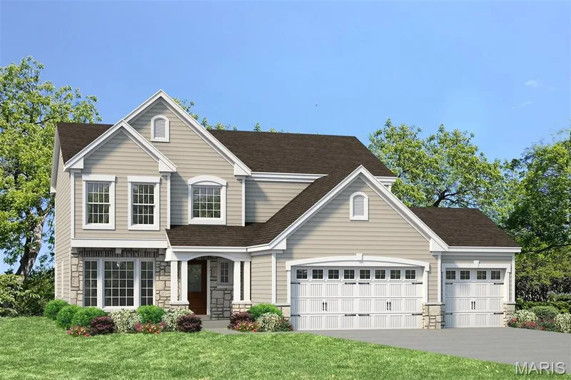 Optional Upgraded Elevation — 1 TBB Winslow 3 Car @ The Villages at Post Farms, O'Fallon, MO 63385