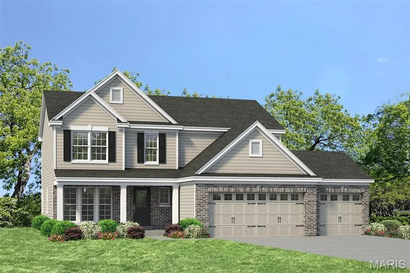Optional Upgraded Elevation — 1 TBB Winslow 3 Car @ The Villages at Post Farms, O'Fallon, MO 63385
