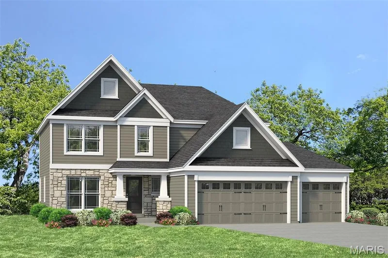 Optional Upgraded Elevation — 1 TBB Winslow 3 Car @ The Villages at Post Farms, O'Fallon, MO 63385
