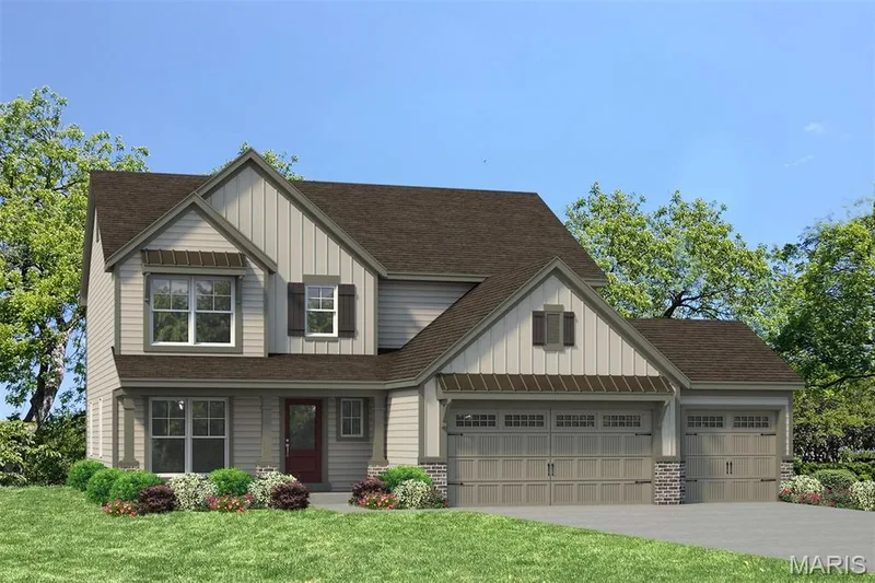 Optional Upgraded Elevation — 1 TBB Winslow 3 Car @ The Villages at Post Farms, O'Fallon, MO 63385