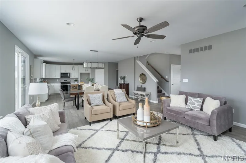 Photo representation of similar home.  Some features shown may be optional upgrades. — 1 TBB Stratton 3 Car @ The Villages at Post Farms, O'Fallon, MO 63385