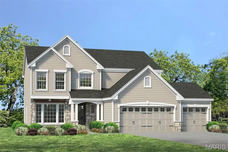 Optional Upgraded Elevation — 1 TBB Stratton 3 Car @ The Villages at Post Farms, O'Fallon, MO 63385