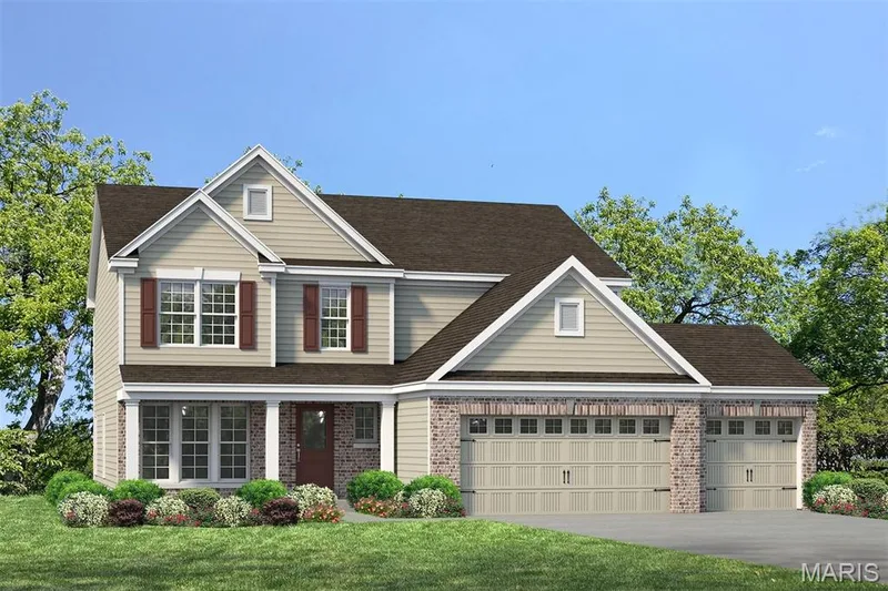 Optional Upgraded Elevation — 1 TBB Stratton 3 Car @ The Villages at Post Farms, O'Fallon, MO 63385