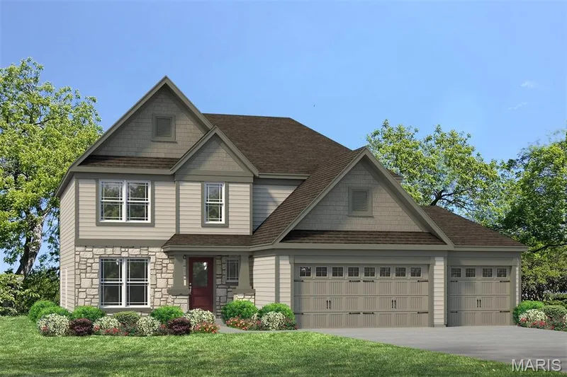 Optional Upgraded Elevation — 1 TBB Stratton 3 Car @ The Villages at Post Farms, O'Fallon, MO 63385
