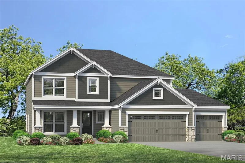 Optional Upgraded Elevation — 1 TBB Stratton 3 Car @ The Villages at Post Farms, O'Fallon, MO 63385