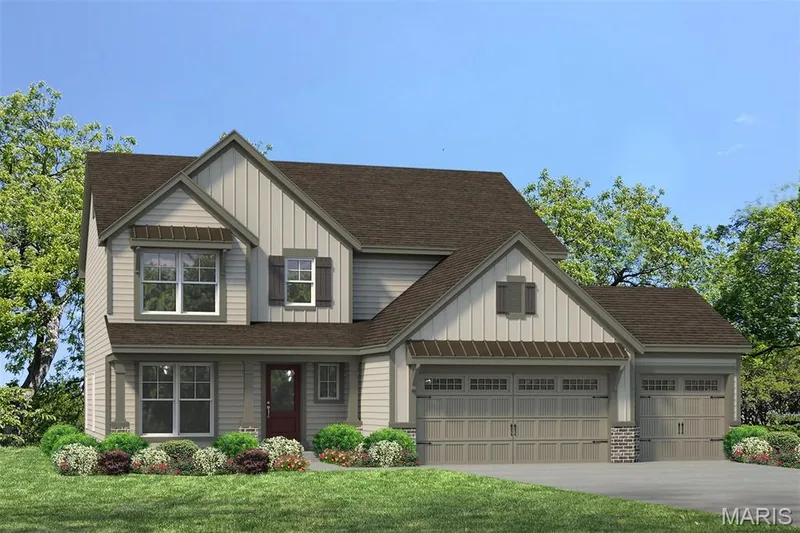 Optional Upgraded Elevation — 1 TBB Stratton 3 Car @ The Villages at Post Farms, O'Fallon, MO 63385