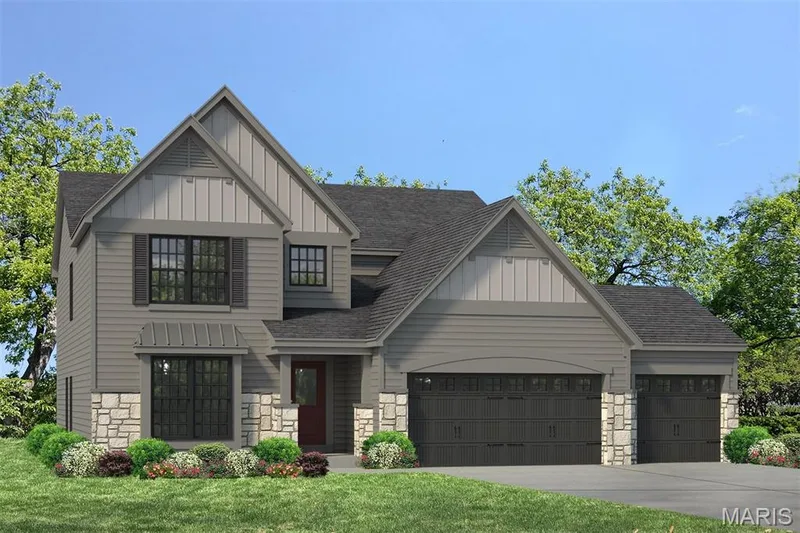 Optional Upgraded Elevation — 1 TBB Carver 3 Car @ The Villages at Post Farms, O'Fallon, MO 63385