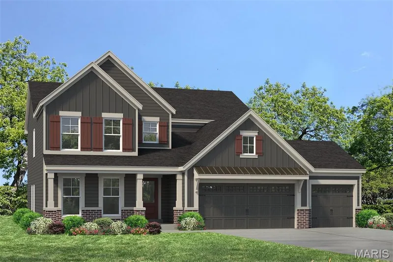 Optional Upgraded Elevation — 1 TBB Carver 3 Car @ The Villages at Post Farms, O'Fallon, MO 63385