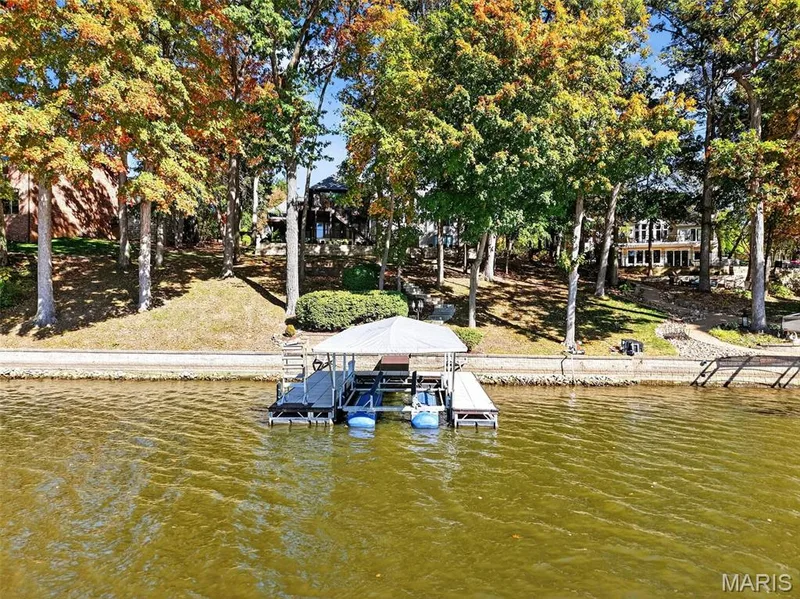 Newer covered boat dock with lift — 22 Holloway Drive, Lake St. Louis, MO 63367