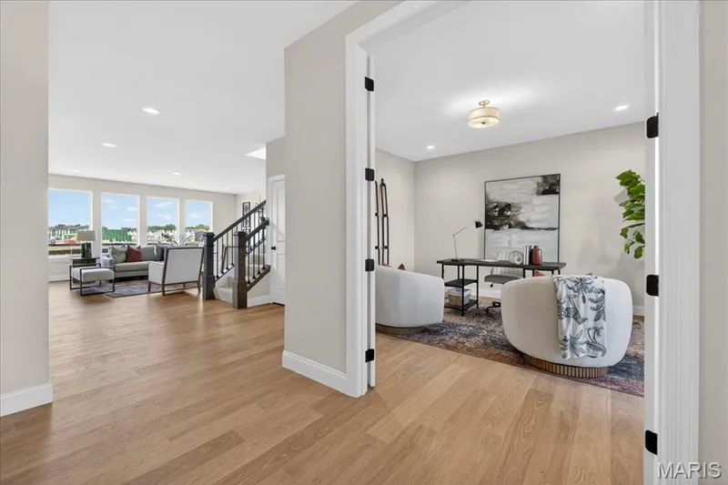 Entrance foyer view of study — 125 Sterling Drive, Lake St. Louis, MO 63367