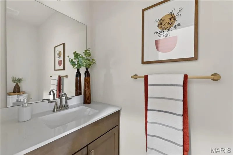 Hall bathroom — 125 Sterling Drive, Lake St. Louis, MO 63367