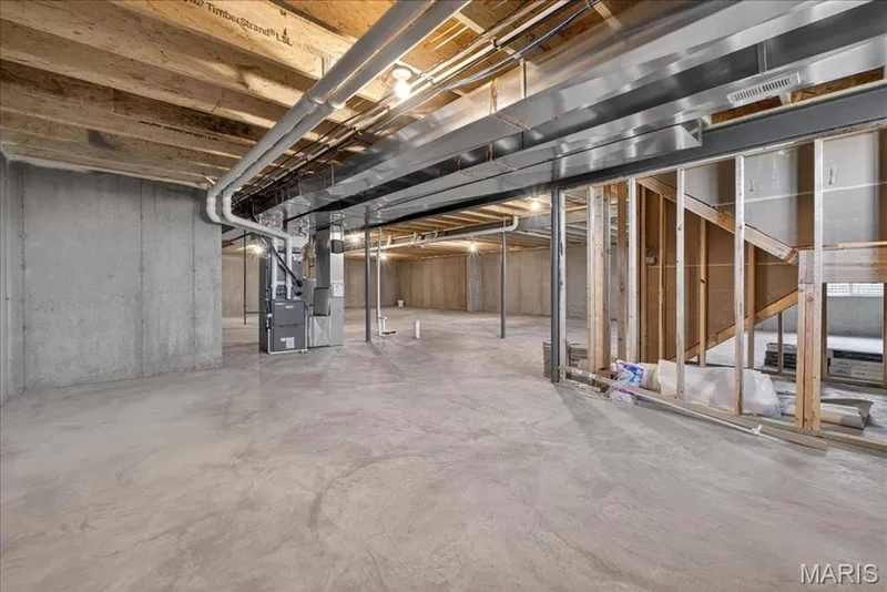 Unfinished basement — 125 Sterling Drive, Lake St. Louis, MO 63367