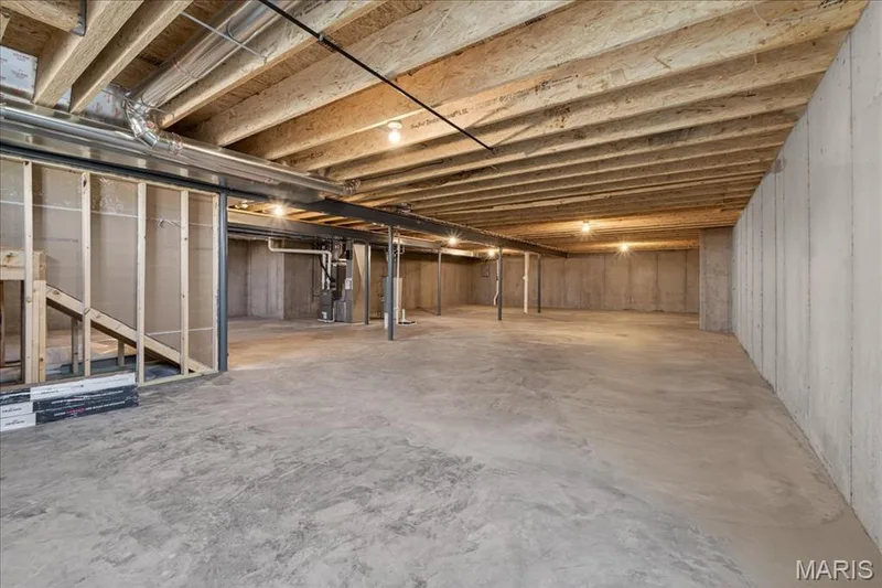 Unfinished basement — 125 Sterling Drive, Lake St. Louis, MO 63367