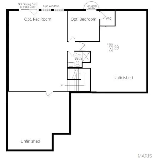 View of room layout — 1 TBB Canterbury @ Kreder Farms, St Charles, MO 63304