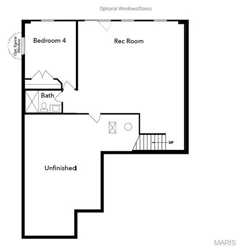 View of room layout — 1 TBB Savoy @ Kreder Farms, St Charles, MO 63304