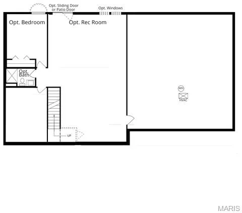 View of home floor plan — 1 TBB Waverly @ Kreder Farms, St Charles, MO 63304