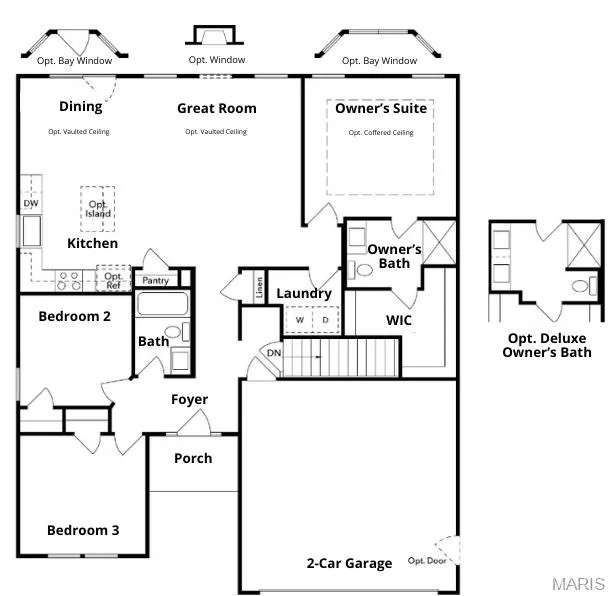 View of property floor plan — 1 TBB Sydney @ Kreder Farms, St Charles, MO 63304