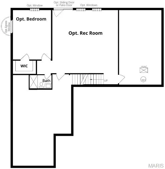 View of property floor plan — 1 TBB Westbrook @ Creekside Sommers, O'Fallon, MO 63367