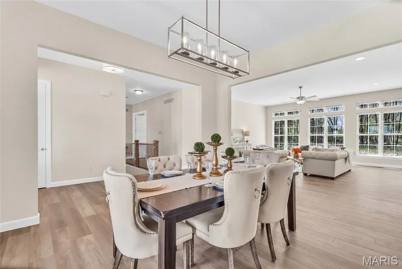Photo of a previously built Dogwood model. Some upgraded features and options shown. — The Dogwood@The Ests @ Schaper Farms, Foristell, MO 63348