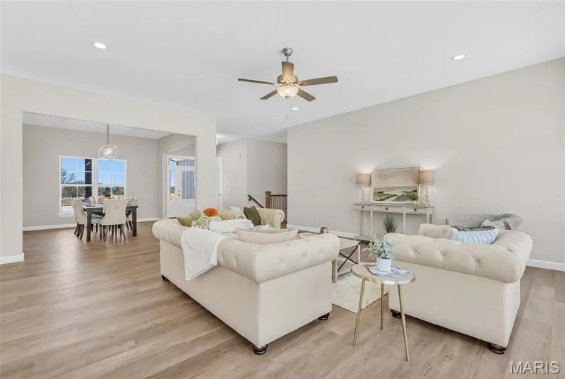 Photo of a previously built Dogwood model. Some upgraded features and options shown. — The Dogwood@The Ests @ Schaper Farms, Foristell, MO 63348